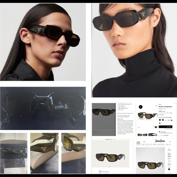 PRADA’S SEEN ON CELEBS AND INFLUENCERS, THIS STYLE IS AN UNIQUE BROWN MARBLEIZE - Picture 9 of 16